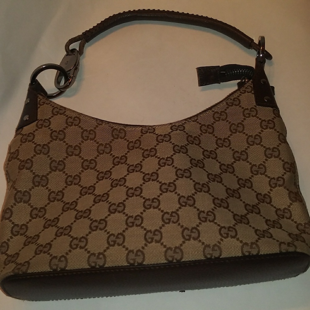 Gucci Canvas Monogram Handbag
